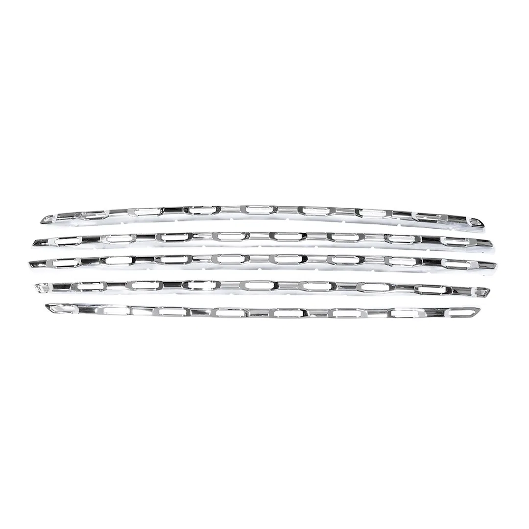 GI189 – COAST2COAST Grille Insert, Overlay Bar Style 5 Piece Chrome Plated ABS Plastic
